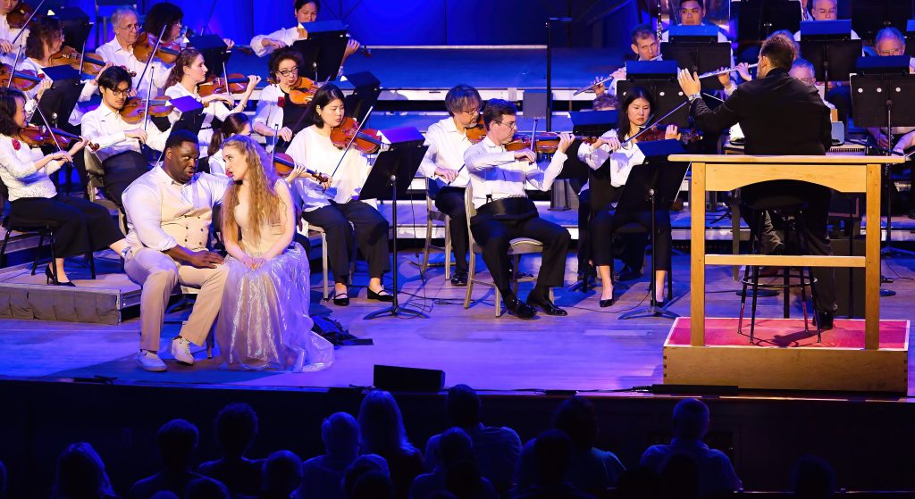 Mozart's Marriage of Figaro conducted by BSO Maestro Nelsons at Tanglewood, Aug. 1, 2026; Hilary Scott/BSO photo.