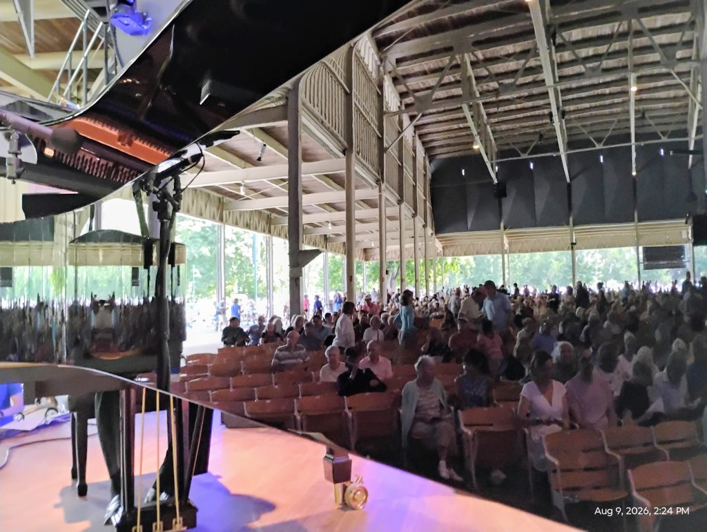 Tanglewood scenes before Aug. 9, 2026 BSO concert in the Shed; Dave Read photo.