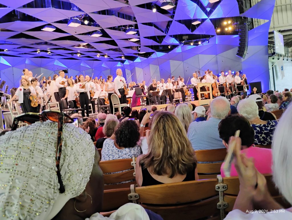 Tanglewood scenes before Aug. 9, 2026 BSO concert in the Shed; Dave Read photo.