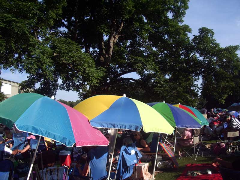 Tanglewood scene during the James Taylor and Carole King Troubador Reunion 2010 World Tour, July 4, 2010