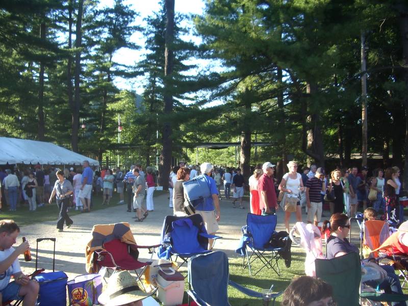 Entering Tanglewood for the James Taylor and Carole King Troubador Reunion 2010 World Tour, July 3, 2010.