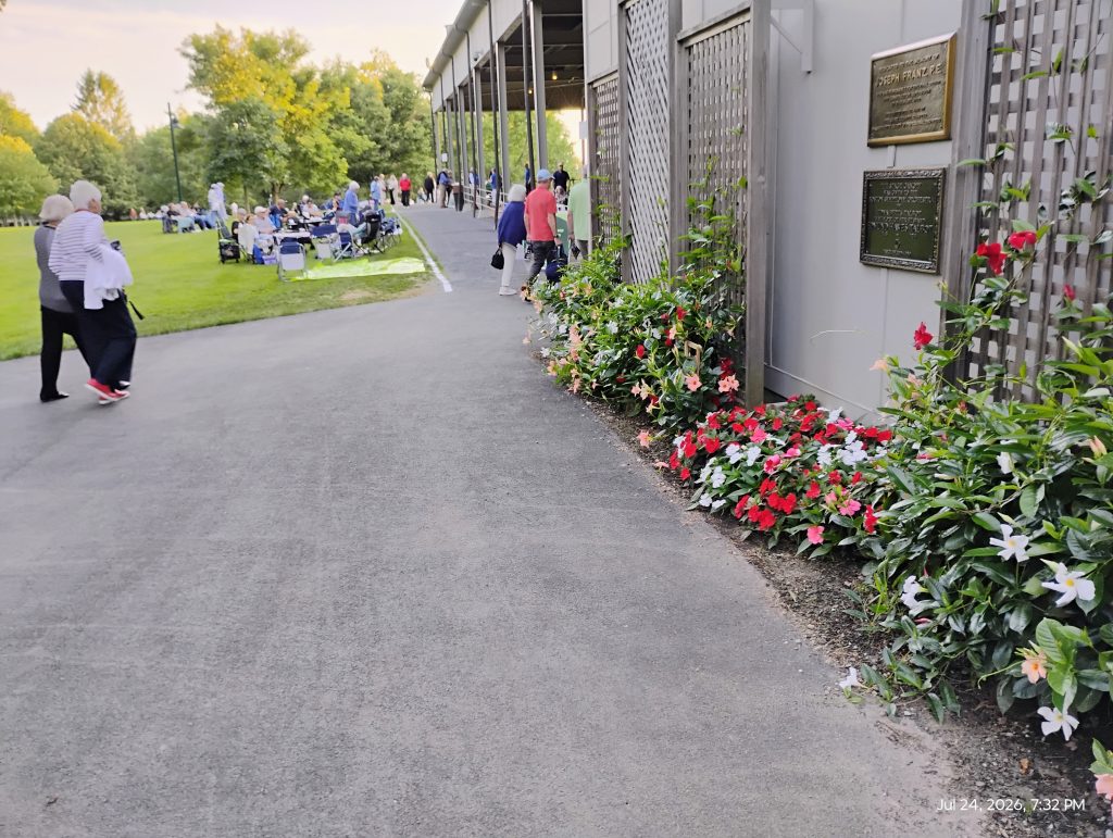 Tanglewood scenes Koussevitzky Music Shed, July 24, 2026; Dave Read photo.